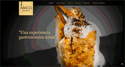 Desktop Screenshot of abacorestaurante.com